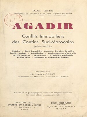 cover image of Agadir